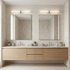 Toolight Rea, Kúpeľňové nástenné LED svietidlo APP1882-1W 60cm CHROME, OSW-66037
