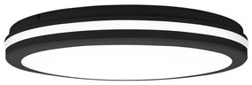 Top Light - LED kúpeľňové stropné svietidlo COMET LED/40W/230V IP54 čierne pr. 40 cm