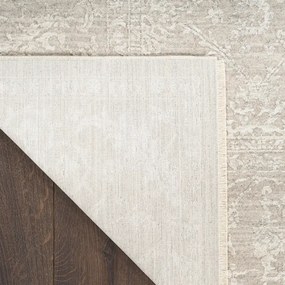 Koberec MOONLIT slonia kosť / svetlosivý