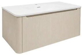 Kúpeľňová skrinka s umývadlom Naturel Austen 119x47,5x45 cm light pine mat AUSTEN120LP