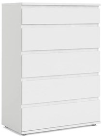 Biela vysoká komoda 77x107 cm Nova – Tvilum