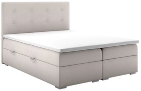 Kontinentálna posteľ 160 cm Rinoletto (béžová) (s úložným priestorom). Vlastná spoľahlivá doprava až k Vám domov. 1044314