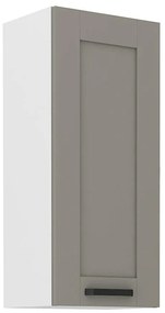 Kuchynská skrinka Luna claygrey/biela 40G-90 1F