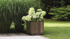 Keter kvetináč Deco Square 45,5 x 45,5 x 45,5 cm, hnedá