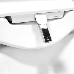 Mereo Mereo, WC s integrovaným elektronickým bidetom, RIMLESS, 592x380x430 mm, keramické, so sedátkom, MER-VSD110S2