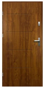 Vchodové dvere Tytan, 80 L, 900 × 2070 mm, oceľ, ľavé, dub zlatý