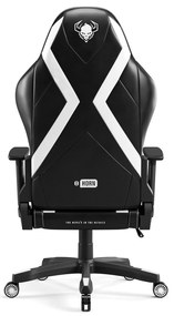 Herné kreslo Diablo X-Horn 2.0 King Size, čierno-biele