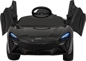 Ramiz Elektrické autíčko McLaren Artura pre deti čierne + pohon 4x4 + diaľkové ovládanie + plynulý štart + EVA kolesá + audio LED
