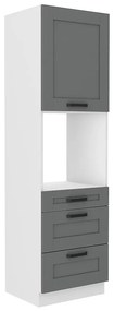 Kuchynská skrinka Luna dustgrey/biela 60DPS-210 3S 1F