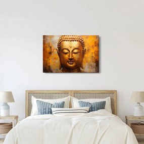 Obraz - Budha, olejomaľba (90x60 cm)