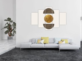Obraz - Zlatý ornament N⁰1 (150x105 cm)