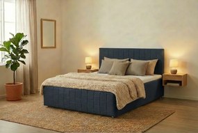 Postel OTTO 180x200 cm Tmavomodrá Bez matraca