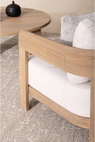 Drevené záhradné kreslo v prírodnej farbe Pablo – Bizzotto