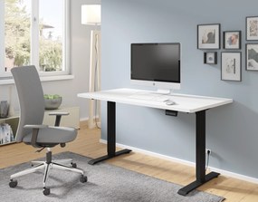 Elektrický PC stolík Motiva 120 (biela + čierna). Akcia -21%. Vlastná spoľahlivá doprava až k Vám domov. 1124891