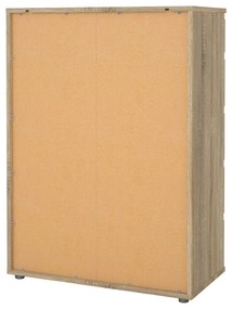 Vysoká komoda v dekore duba v prírodnej farbe 77x107 cm Nova – Tvilum