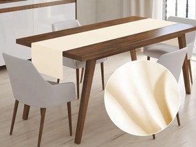 Biante Bavlnený saténový behúň na stôl ST-007 Vanilkový 20x120 cm