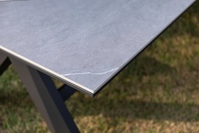 Doppler NOVA - záhradný hliníkový stôl 240 x 100 x 73,5 cm - 2. akosť (N588)