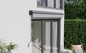 Elektrická markíza BestBerg BBSU-E350LG / 350 × 300 cm / svetlo sivá