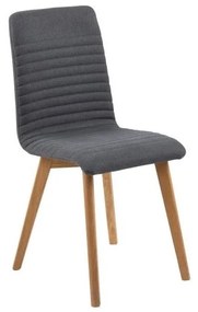 Súprava 2 antracitovosivých jedálenských stoličiek Arosa – Actona