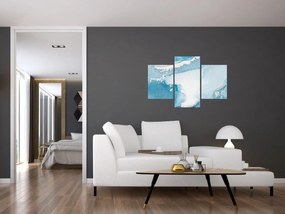 Obraz - Modrý dekor (90x60 cm)