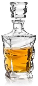 Crystal Bohemia ZIG ZAG karafa na whisky 0,75 l