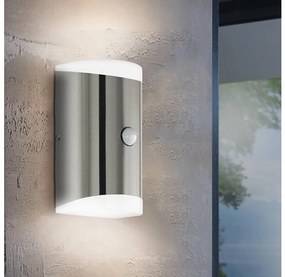 Eglo 75544-LED Vonkajšie nástenné svietidlo so senzorom CARPINERA 2xGU10/4,6W/230V