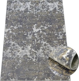 BE Koberec Siesta 1150 BEIGE GREY – sivý obdĺžnikový Rozmer: 200x290 cm