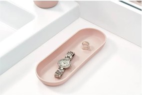 Ružový podnos na šperky iDesign Cade
