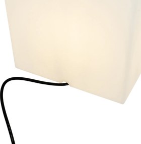 Inteligentné vonkajšie svietidlo biele 30 cm štvorcové vrátane LED A60 IP44 - Nura