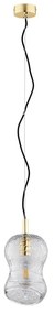 Argon 8038 - Luster na lanku SALERNO 1xE27/15W/230V zlatá