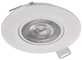 Emos ZD3122 LED SIMMI stropná vstavaná bodovka kruh priemer 90 × 25 mm 5W 450lm 4000K biela