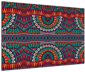 Obraz ornamentálne abstrakcie (90x60 cm)