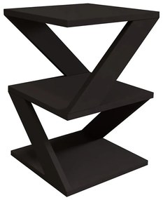 Polica ALVINA čierna