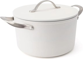 Elmich Nepriľnavý keramický hrniec Zen Ø 20 cm – krémovobiela