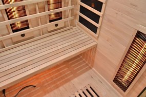 Sanotechnik - OPEN - infrasauna pre 3 osoby, 150 x 120 x 200 cm