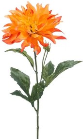 Umelý kvet dahlia oranžová 60 cm