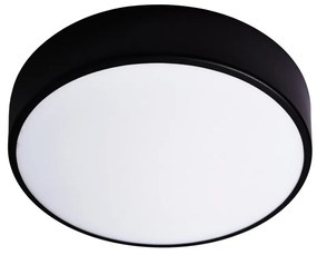 TEMAR Prisadené stropné osvetlenie CLEO s čidlom, 3xE27, 40W, 40cm, okrúhle, čierne