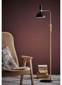 Markslöjd 106972 - Stmievateľná stojacia lampa LARRY 1xE27/60W/230V čierna/zlatá