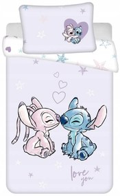 Obliečky Disney Lilo and Stitch do postieľky 135x100cm+40x60cm Setino Tiahome