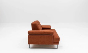 Dvoumístná pohovka Mustang 199 cm oranžová