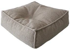 Štvorcový sedací vak Boucle, béžový