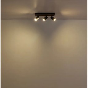 Globo 57909-3 - Bodové svietidlo KAYDEN 3xGU10/25W/230V čierna