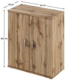 Skriňa ADELI typ 1, dub Wotan