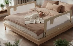 Bezpečnostná zábrana na posteľ Cover 30 béžová 200 cm