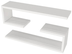 Regál Jenika White, 2 ks