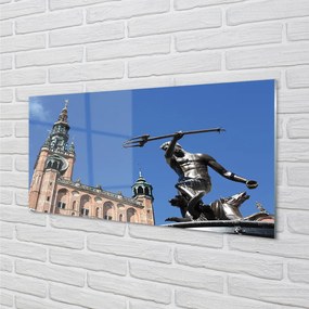 Obraz na akrylátovom skle Memorial church gdańsk 125x50 cm