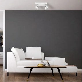 LED Bodové svietidlo TUBSSON 4xGU10/4,8W/230V biela/lesklý chróm