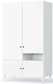 Šatní skriňa DULLUM 120x205cm, biela