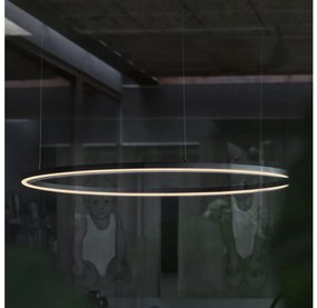 Ideal Lux - LED Luster na lanku ORACLE SLIM LED/38W/230V 3000K pr. 70 cm čierna ID229515