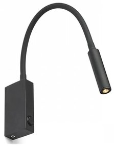 RED - Design Rendl - R12945 - LED Flexibilná lampička EKE LED/3W/230V čierna